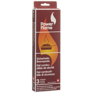Безпечна паливна паста Powerflame 3 х 80 г