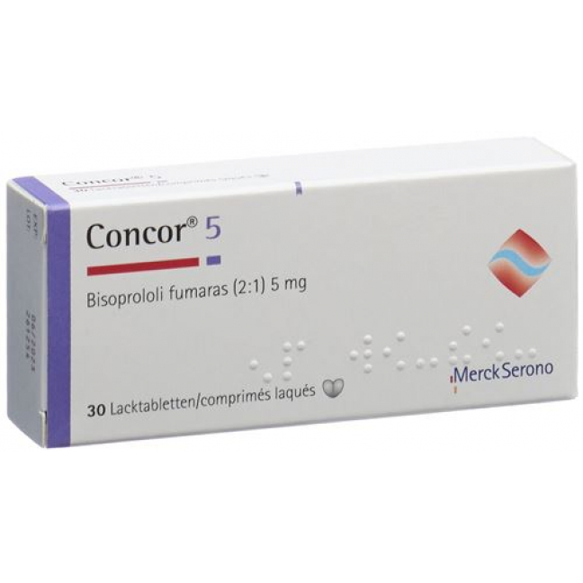 Concor 5 mg 30 Lacktabs