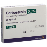 Carbostesin 0.5% 5 ml 5 Ampullen