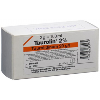 Тауролин 2% 100 мл капельный раствор
