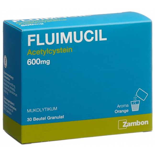 Флуимуцил гранулы 600 мг 30 пакетиков