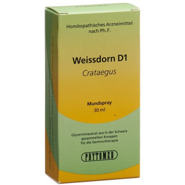 Phytomed Gemmo Weissdorn жидкость D 1 30мл