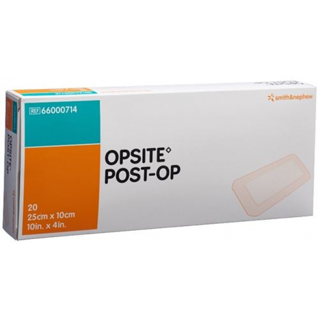 Opsite Post OP Folienverband 25x10см стерильный 20 пакетиков