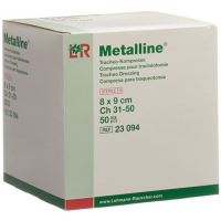 Metalline Tracheo-Kompressen стерильный 8x9см 50 пакетиков