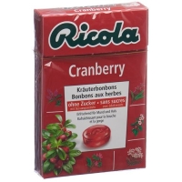 Трав&#39;яні цукерки Ricola Cranberry без цукру зі стевією 50 г