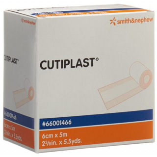 Cutiplast повязка для ран 6смx5m Vlies Weiss