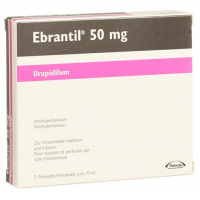Эбрантил 50 мг/10 мл 5 ампул 10 мл раствор для инъекций