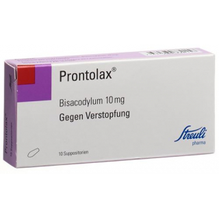 Пронтолакс 10 мг 10 суппозиториев