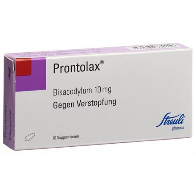 Пронтолакс 10 мг 10 суппозиториев