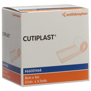 Cutiplast повязка для ран 8смx5m Vlies Weiss