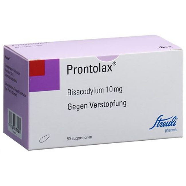 Пронтолакс 10 мг 50 суппозиториев