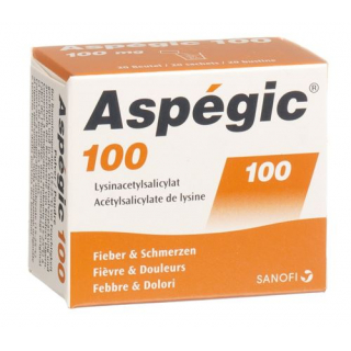 Аспегик порошок 100 мг 20 пакетиков
