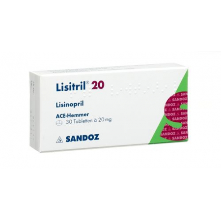 Лизитрил 20 мг 30 таблеток 