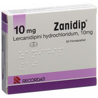 Занидип 10 мг 28 таблеток покрытых оболочкой 