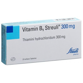 Витамин Б1 Штройли 300 мг 20 таблеток