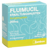 Флуимуцил 200 мг 20 таблеток от кашля 