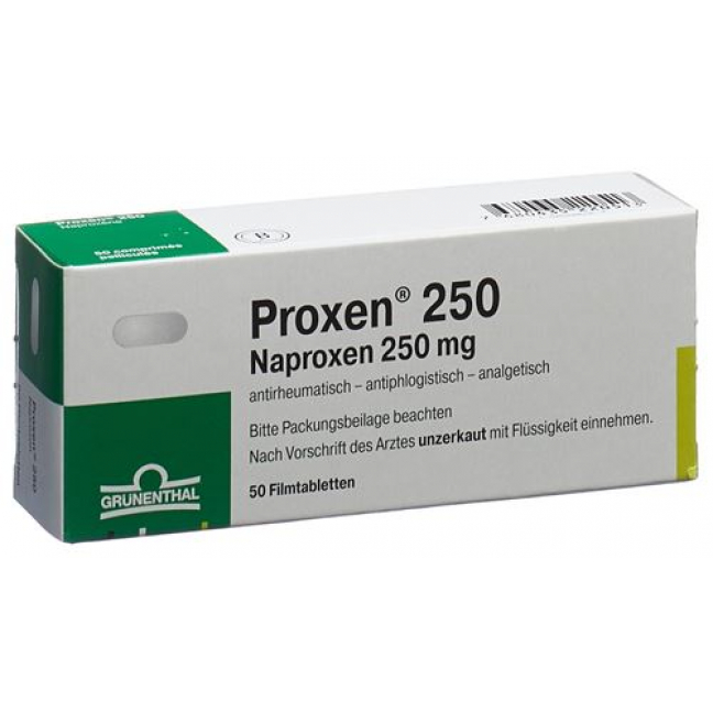 Проксен 250 мг 50 таблеток покрытых оболочкой 