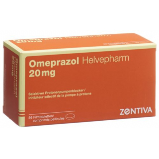 Омепразол Хелвефарм 20 мг 56 таблеток покрытых оболочкой