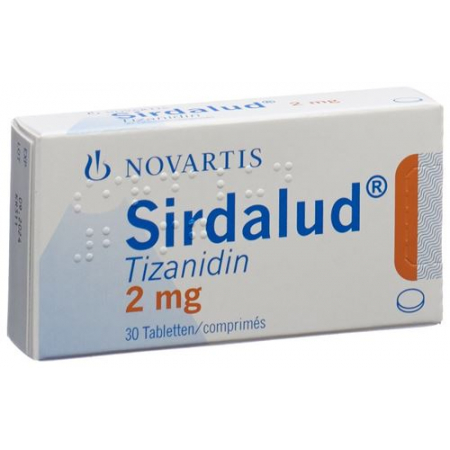 Сирдалуд 2 мг 30 таблеток