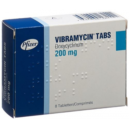Вибрамицин 200 мг 8 таблеток