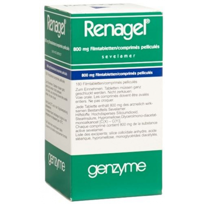 Renagel 800 mg 180 filmtablets