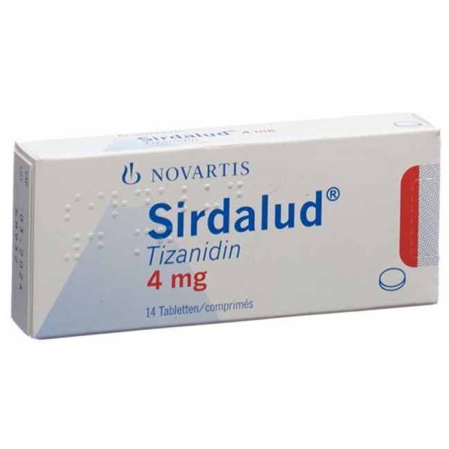 Сирдалуд 4 мг 30 таблеток