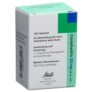 Канифедрин ветеринарный 20 мг 100 таблеток