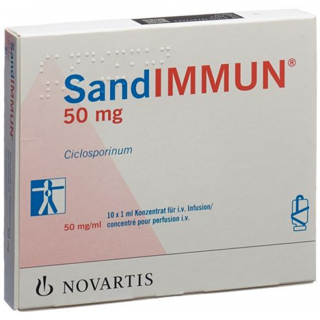 Sandimmun 50 mg/ml 10 Ampullen 1 ml