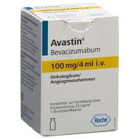 Авастин инфузионный концентрат 100 мг / 4 мл 1 флакон 4 мл  