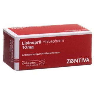 Лизиноприл Хелвефарм 10 мг 100 таблеток 