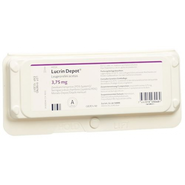 Люкрин Депо ПДС сухое вство 3.75 мг 1 предварительно заполненный .