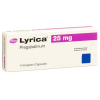 Лирика  25 мг 14 капсул