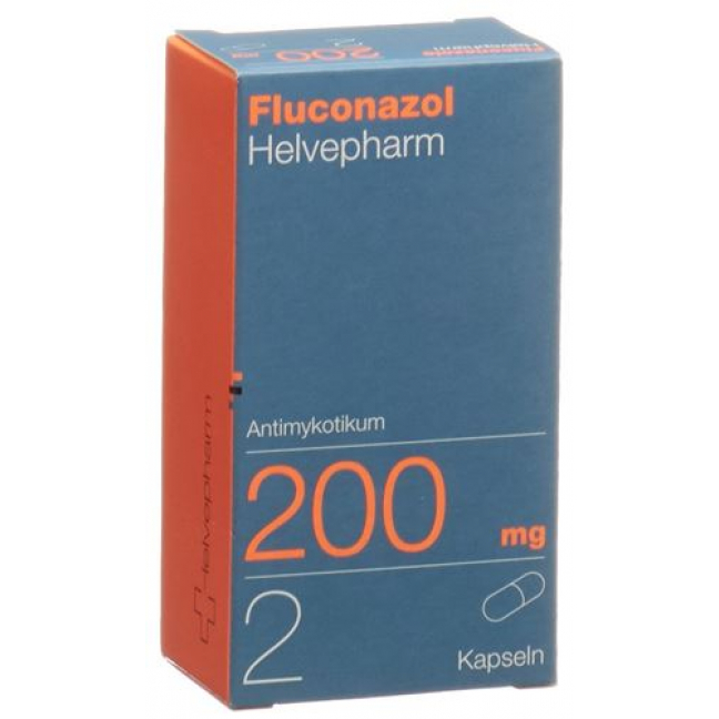 Флуконазол Хелвефарм 200 мг 2 капсулы