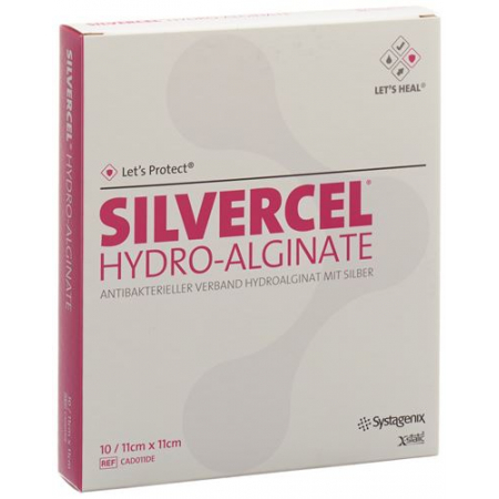 Let’s Protect Silvercel Hydroalginat Wundverband 11x11см 10 штук