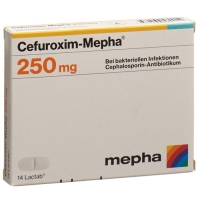Цефуроксим Мефа 250 мг 14 таблеток покрытых пленочной оболочкой 