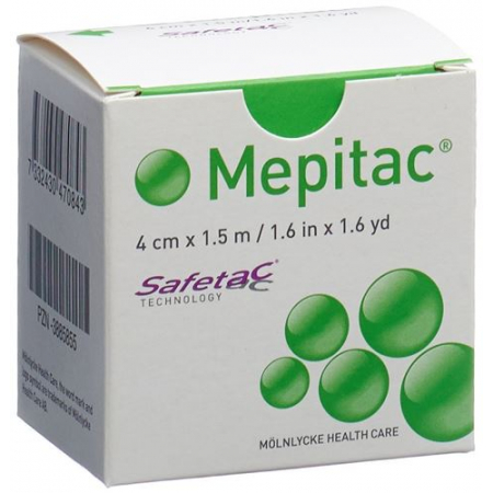 Mepitac Safetac Fixierverband 1.5мX4см Silikon