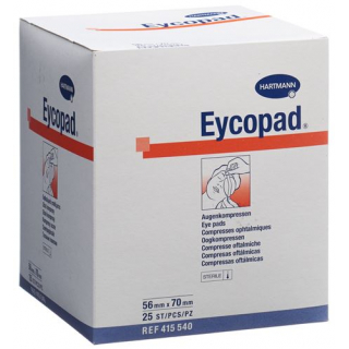 Eycopad Augenkompressen 70x56мм стерильный 25 штук