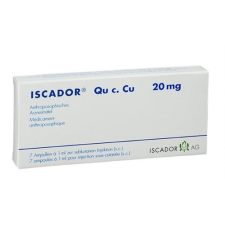 Искадор Qu C. Cu 20 мг 7 ампул раствор для инъекций 