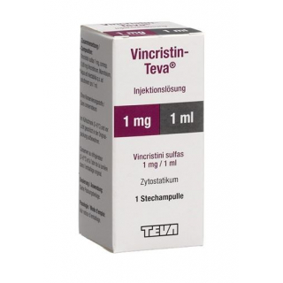 Винкристин Тева раствор для инъекций 1 мг / мл флакон 1 мл 