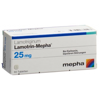 Ламотрин Мефа 25 мг 60 диспергируемых таблеток 