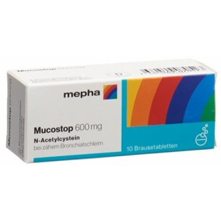 Мукостоп 600 мг 10 растворимых таблеток