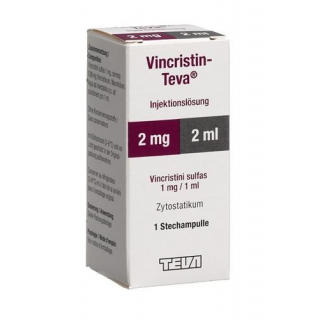 Винкристин Тева раствор для инъекций 2 мг / 2 мл флакон 2 мл 