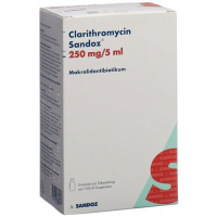 Кларитромицин Сандоз 250 мг / 5 мл суспензия 100 мл