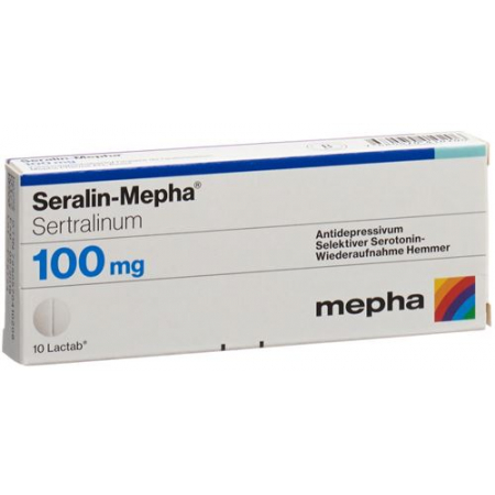 Сералин Мефа 100 мг 100 таблеток покрытых оболочкой