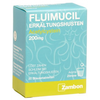 Флуимуцил 200 мг 20 растворимых таблеток