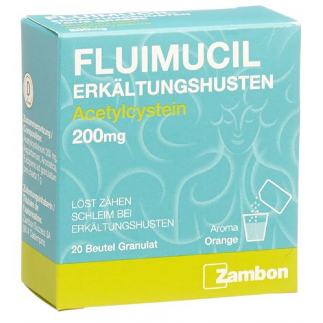 Флуимуцил 200 мг 20 пакетиков