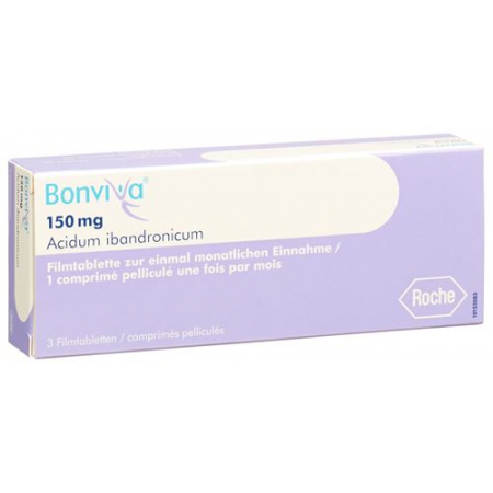 Бонвива 150 мг 3 таблетки покрытые оболочкой 