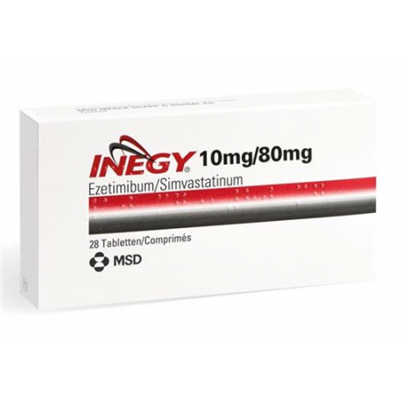 Инеджи 10/80 мг 28 таблеток