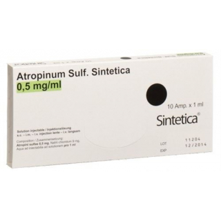 Atropinum Sulf 0.5 mg/ml 10 Ampullen 1 ml