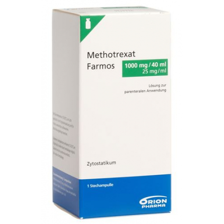 Метотрексат Фармос раствор для инъекций 1000 мг / 40 мл 1 флакон 40 мл